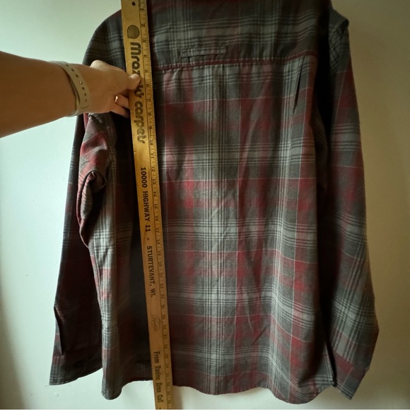 NWOT Men’s WOLVERINE lightweight cotton/poly button-up shirt L - Picture 9 of 11